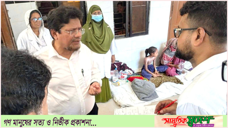 কমলনগর উপজেলা স্বাস্থ্য কমপ্লেক্স পরিদর্শন করেন সিভিল সার্জন ডা. মোহাম্মদ বাহারুল আলম