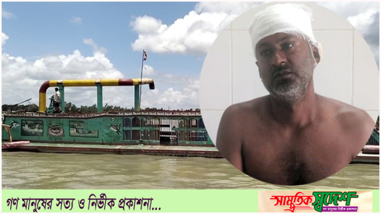 ভৈরবে নদীতে বালু উত্তোলনের সময় ড্রেজার শ্রমিককে মারধোরের অভিযোগ